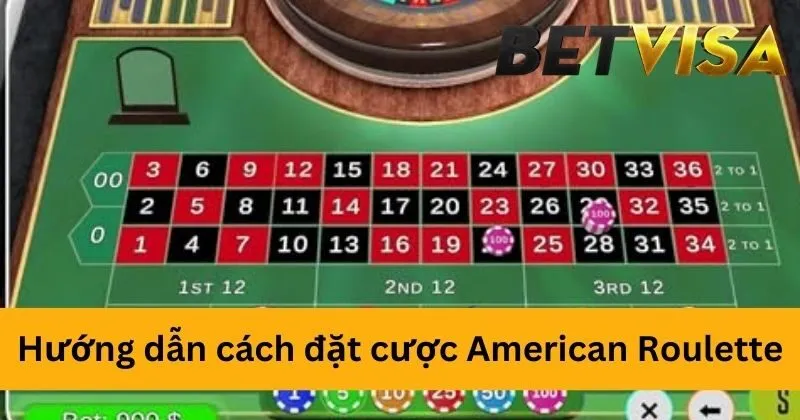Cách đặt cược American Roulette tại Betvisa