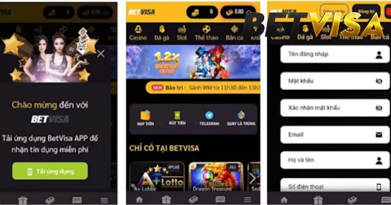 Hướng dẫn đăng ký Betvisa